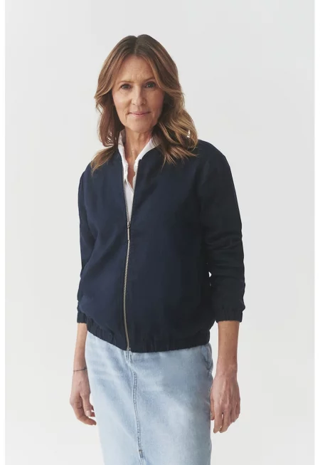 Яке с джобове - Тъмносин