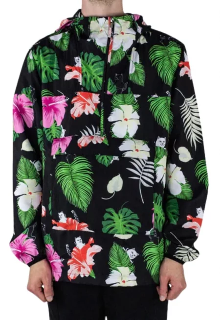 Яке унисекс  модел на цветя Maui Nerm - полиестер - многоцветно -