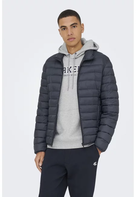 Зимно капитонирано яке с джобове встрани