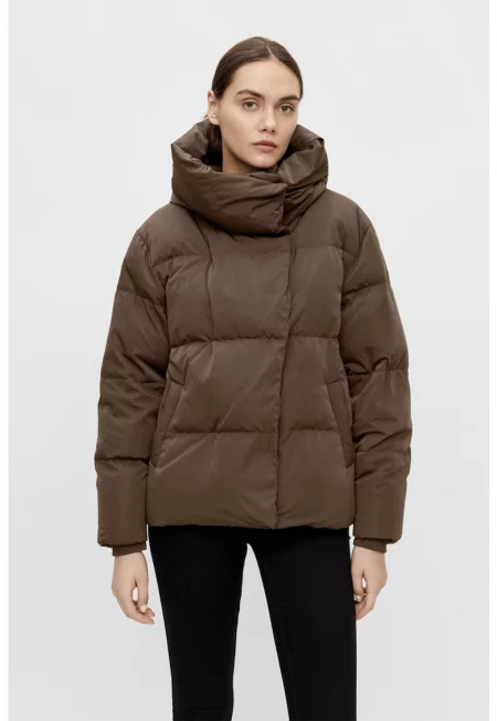 Зимно пухено яке с капитониран ефект