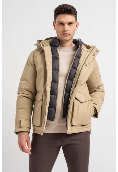 Зимно яке с вътрешен подплатен елек