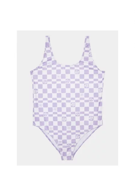 Бански костюм за момиче -  301881353 - Полиестер - Виолетов