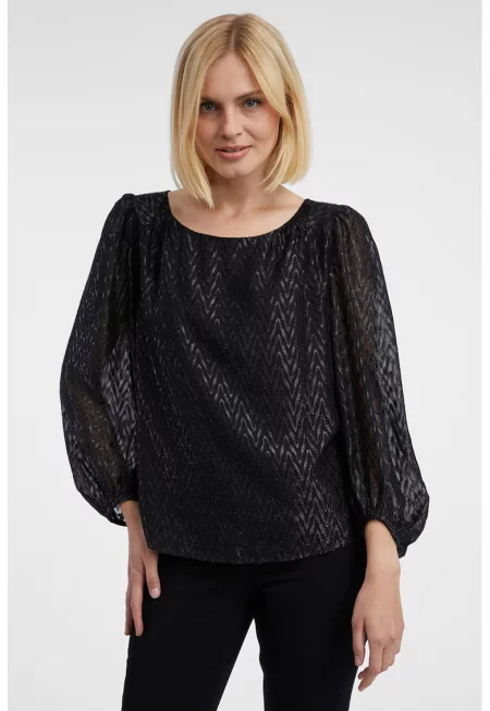 Блуза с лурекс