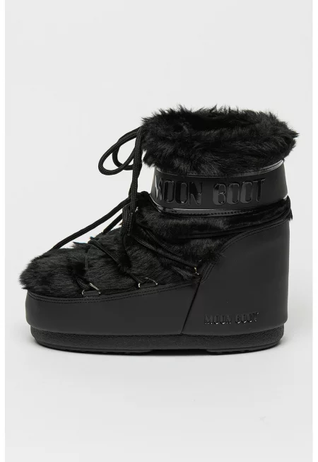 Ботуши Icon от еко пух - Черен