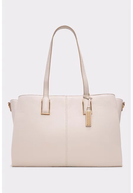 Чанта през рамо Haoredia от еко кожа - Крем