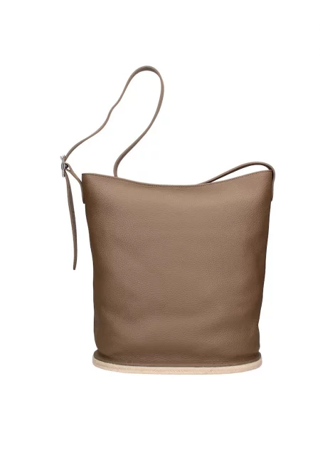 Чанта за рамо Zelia Plus - Сиво-кафяв