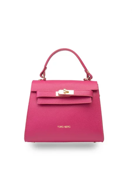 Дамска чанта от естествена кожа - зелена