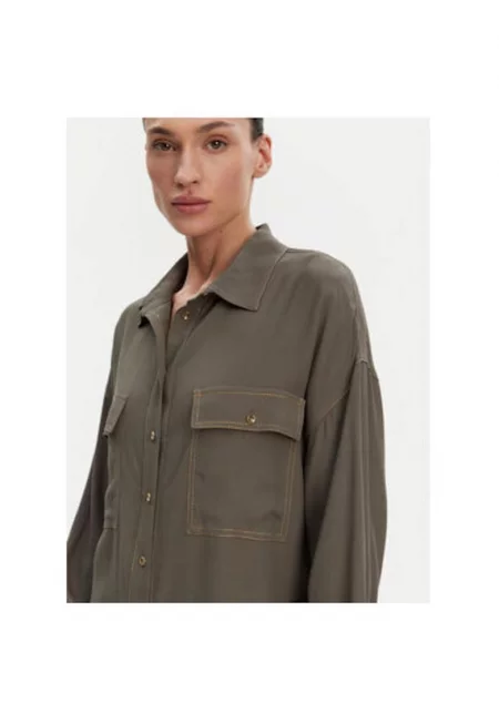 Дамска риза  53-7006 - Вискоза/Рейон - Зелена