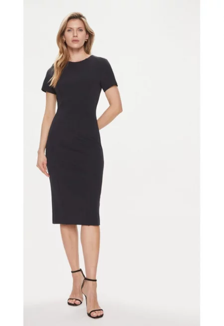 Дамска рокля -  303660338 - Ацетат/Вискоза - Син