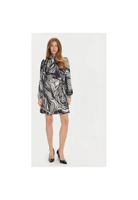 Дамска рокля -  304776250 - Полиестер - Бял - Бял