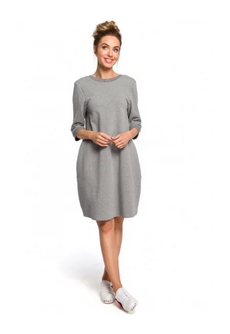 Дамска рокля -  Памук/Еластан -