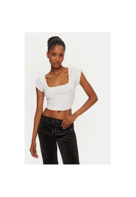 Дамска тениска -  304462177 - Памук - Бяла - Бял