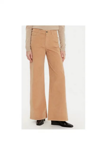 Дамски дънки -  Памук - Бежов