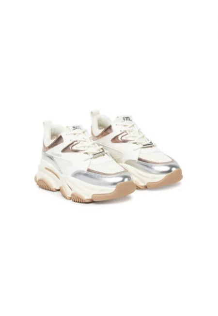 Дамски маратонки - SM19000096 -  Текстил - 41 EU - Сребърни