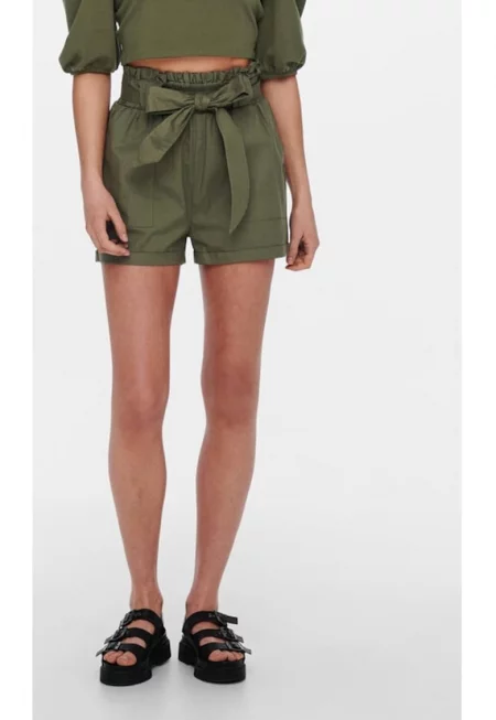 Дамски панталон -  18698 - Памук - Каки