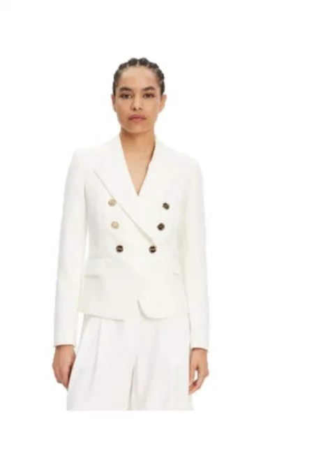 Дамско сако  бяло - Бял