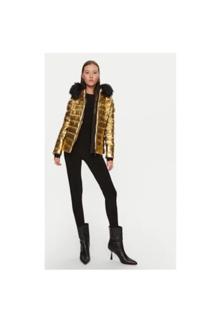 Дамско яке -  304864872 - Полиамид - Златно - Златист