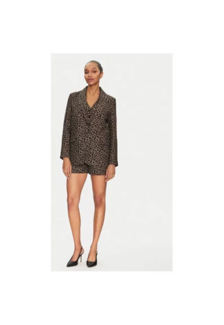 Дамско яке -  305253682 - Памук/Акрил - Кафяв