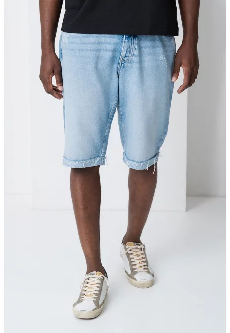 Дънкови бермуди Ryan - Светлосин