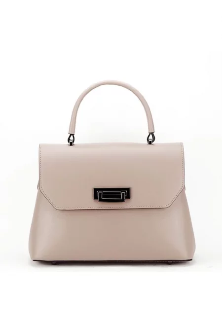 Естествена кожена чанта Alicia 123 Beige 12146 - Бежов