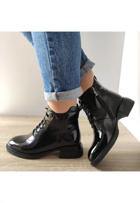 Ежедневни дамски боти  H5307-7855 Black - черни