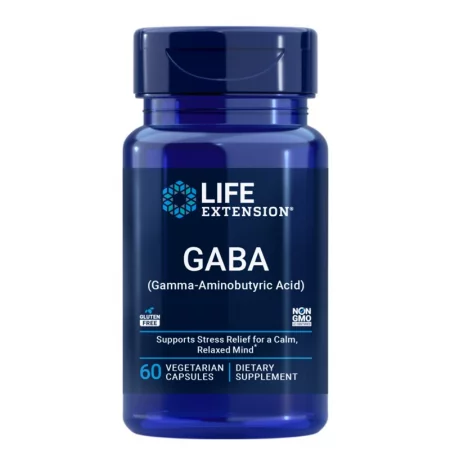 ГАБА (гама-аминомаслена киселина) – При безсъние и стрес, 100 mg, 60 веган капсули
