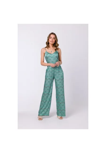 Гащеризон с широки панталони и щампа -