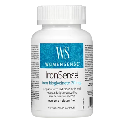 IronSense® WomenSense®/ Желязо (бисглицинат) 20 mg x 60 капсули