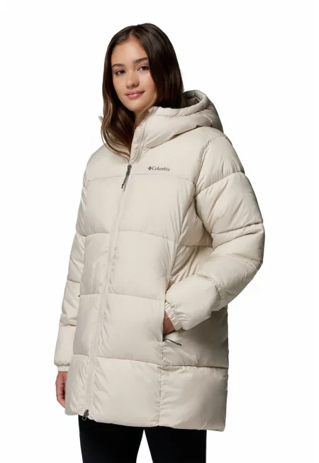 Капитонирано зимно яке Puffect II с качулка - Слонова кост