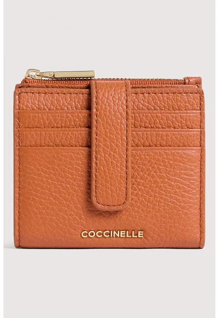 Кожен калъф за карти с лого