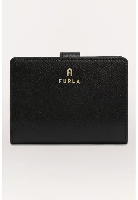 Кожен портфейл Camelia Compact - Черен