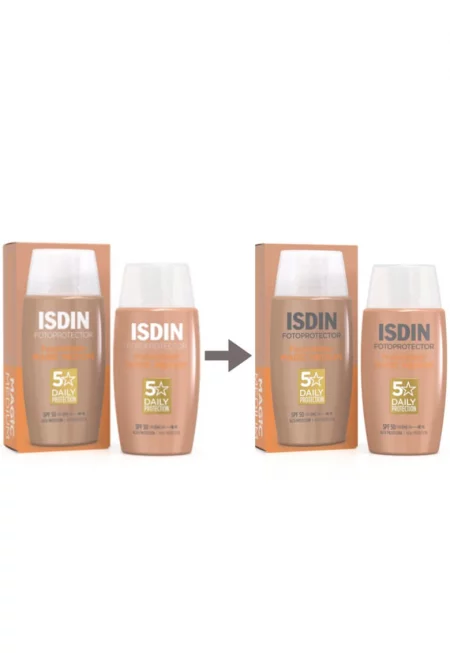 Крем с цвят с лека текстура  Fusion Water MAGIC Color Medium - SPF 50 - за слънцезащита - 50 мл