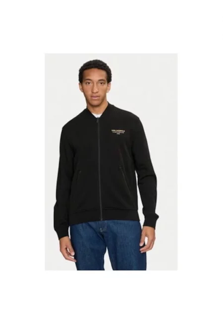 Мъжка блуза -  304305146 - Памук - Черен