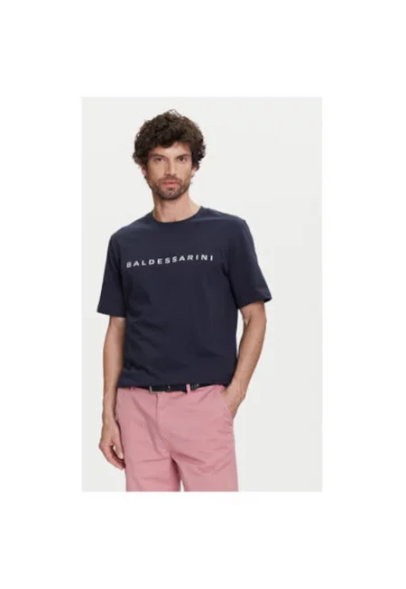 Мъжка тениска  B4 20082.5293 - Памук - Тъмносин - Тъмносин