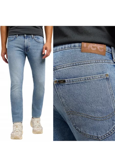 Мъжки дънки  Luke SLIM TAPERED сини W38 L32 - материал памук с еластан - вталена кройка