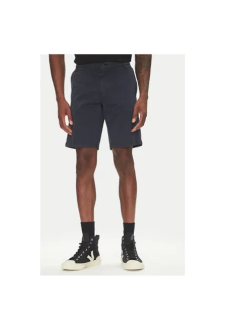 Мъжки къси панталони  1016450 - памук - тъмносиньо