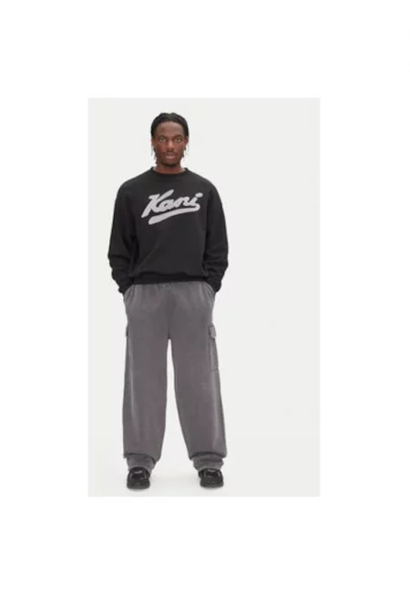 Мъжки суитшърт  PD00005661 - памук/полиестер - черен