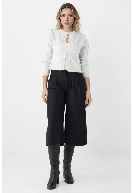 Миди пола-панталон с висока талия