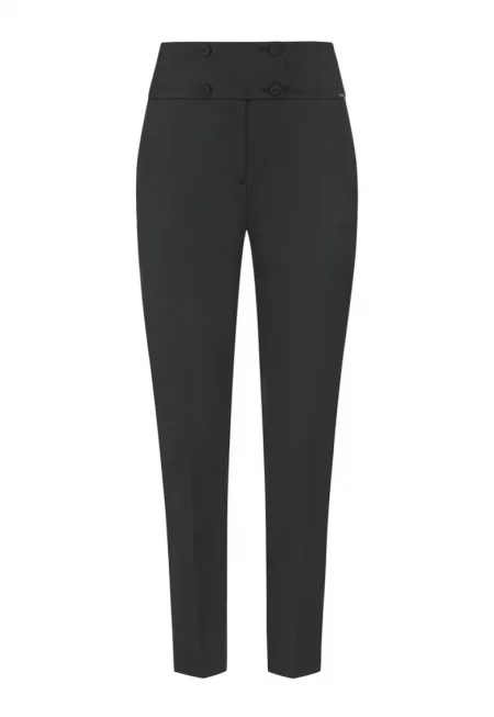 Панталони с висока талия и конусовидна кройка