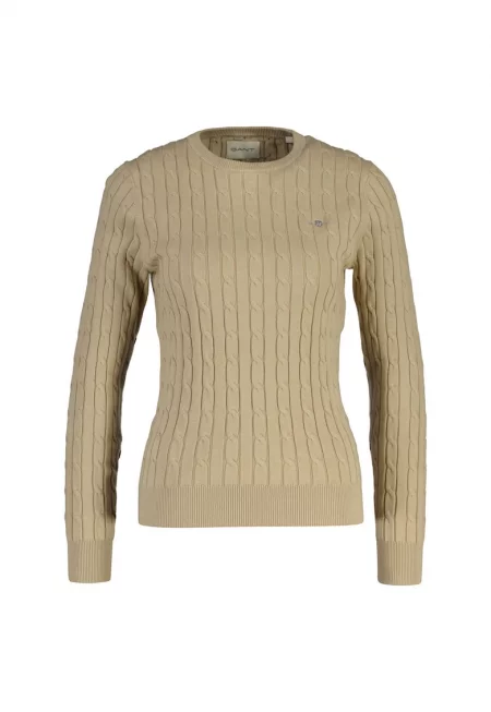 Плетен пуловер по тялото