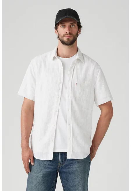 Риза с къси ръкави и джоб