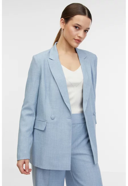 Сако с двуредно закопчаване и шлиц отзад