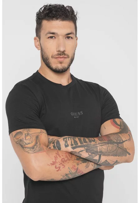 Слим памучна тениска