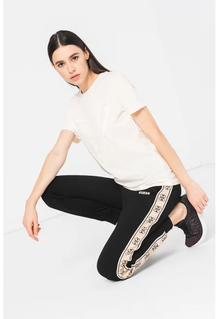 Спортна памучна тениска с лого