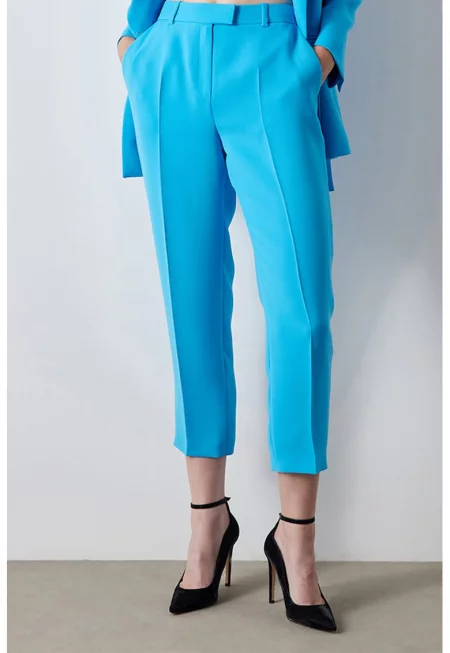 Стеснен 3/4 панталон - Аквамарин синьо