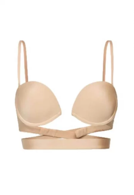 Сутиен -  бежов - полиестер - полиамид - еластан