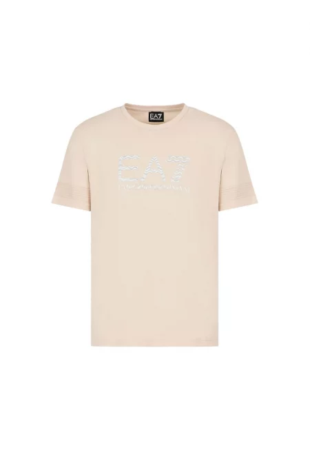 Тениска  EA7 Values 7 Lines - PJ3BZ-6RPT37-1716 28489 - Бежов