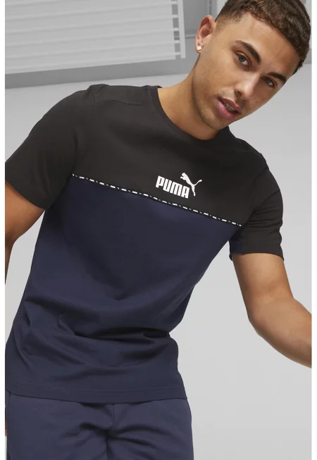 Тениска от памук Essential Block Tape