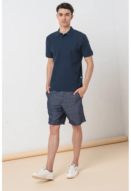 Тениска от пике с яка