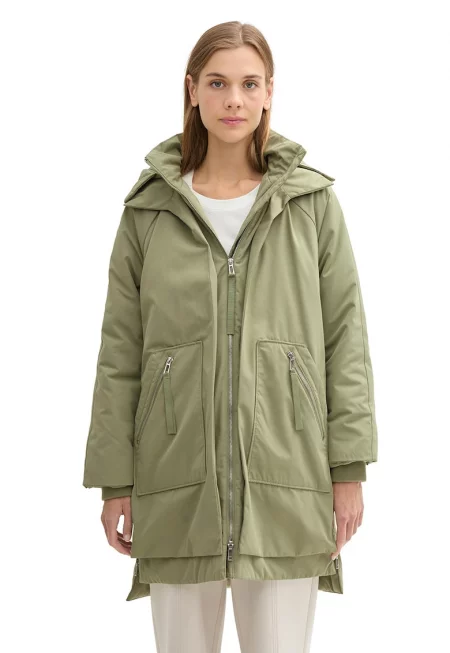 Зимна парка с качулка - Каки